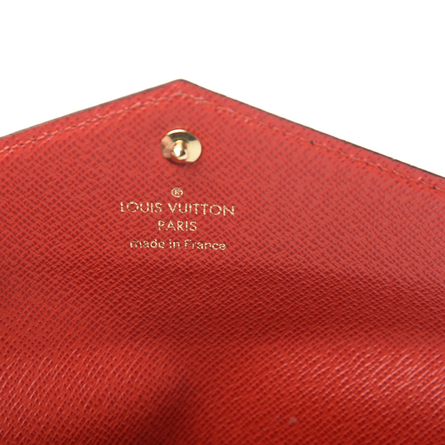 Monogram Daily Organizer Envelope Insert Red
