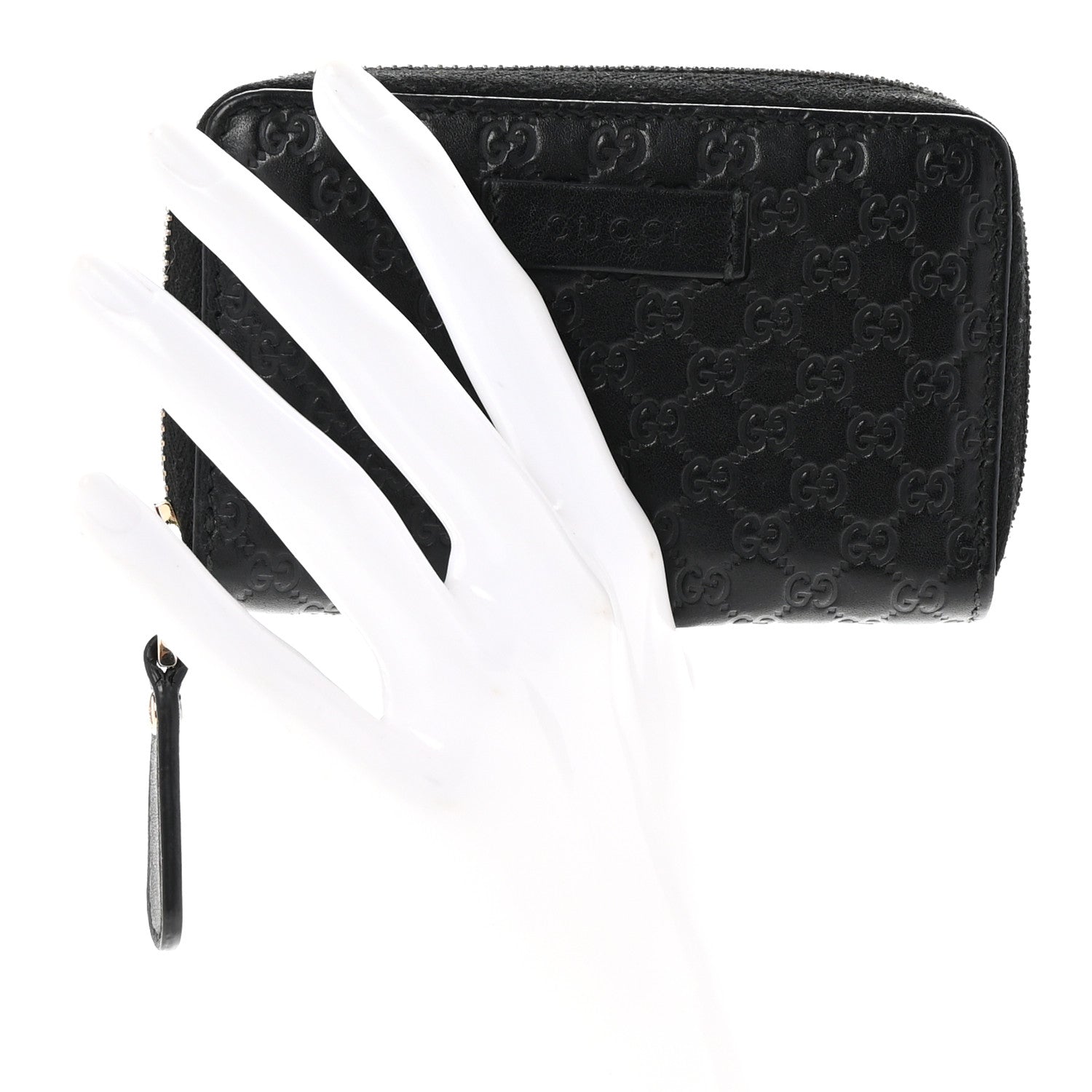 Gucci Microguccissima Zip Around Card Case Black 2 of 7