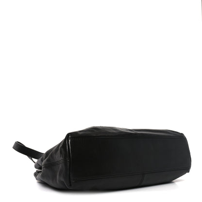 Chanel Lambskin CC Stitched Tote Black 4 of 10