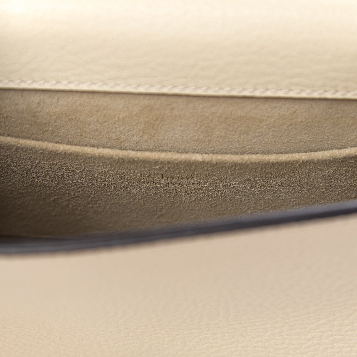 Chloe Calfskin Suede Small Nile Bracelet Bag Off White 5 of 8