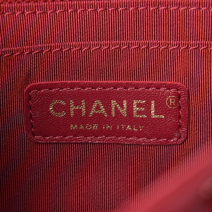 Chanel Lambskin Quilted Small Urban Spirit Backpack Dark Pink 6 of 8