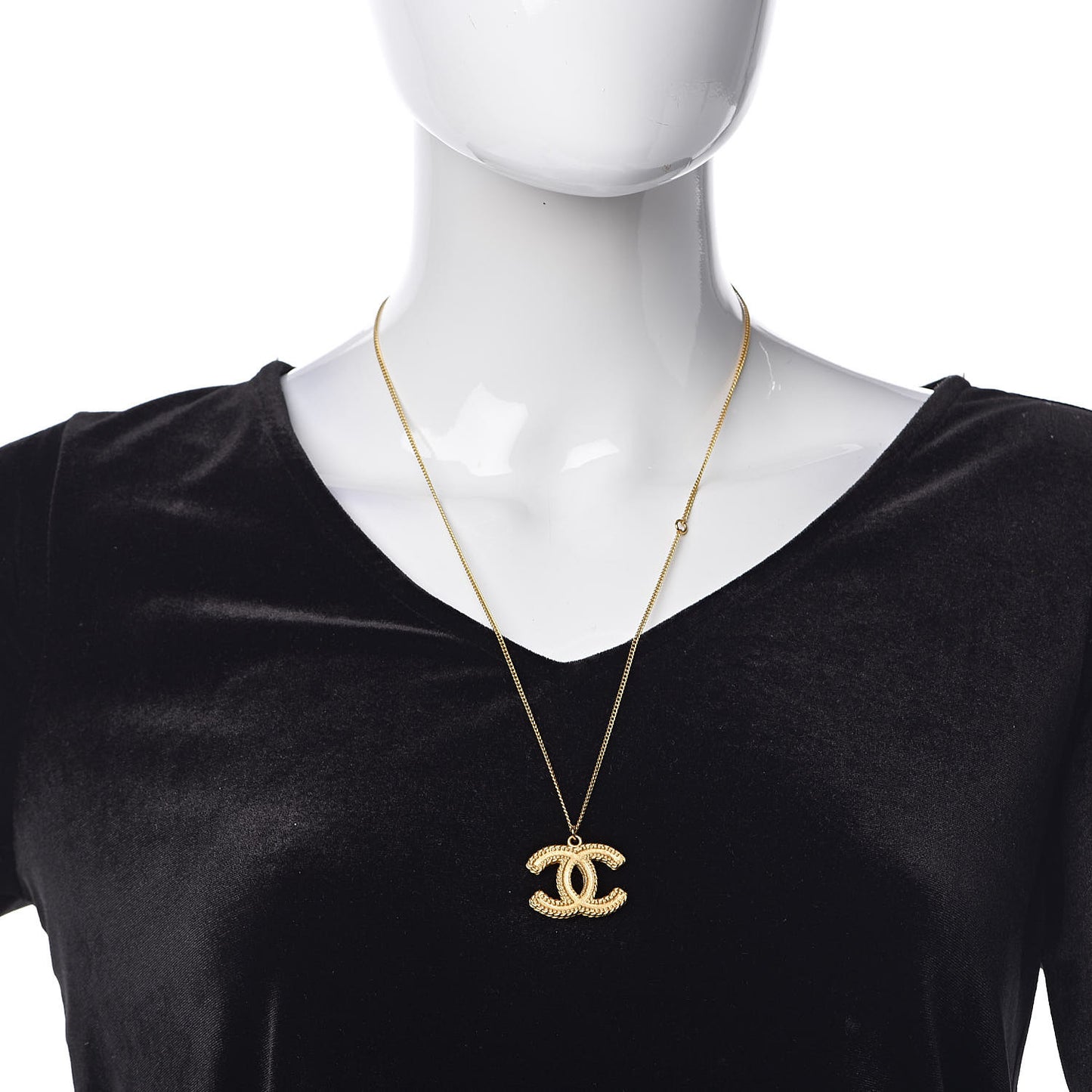 CC Necklace Matte Gold