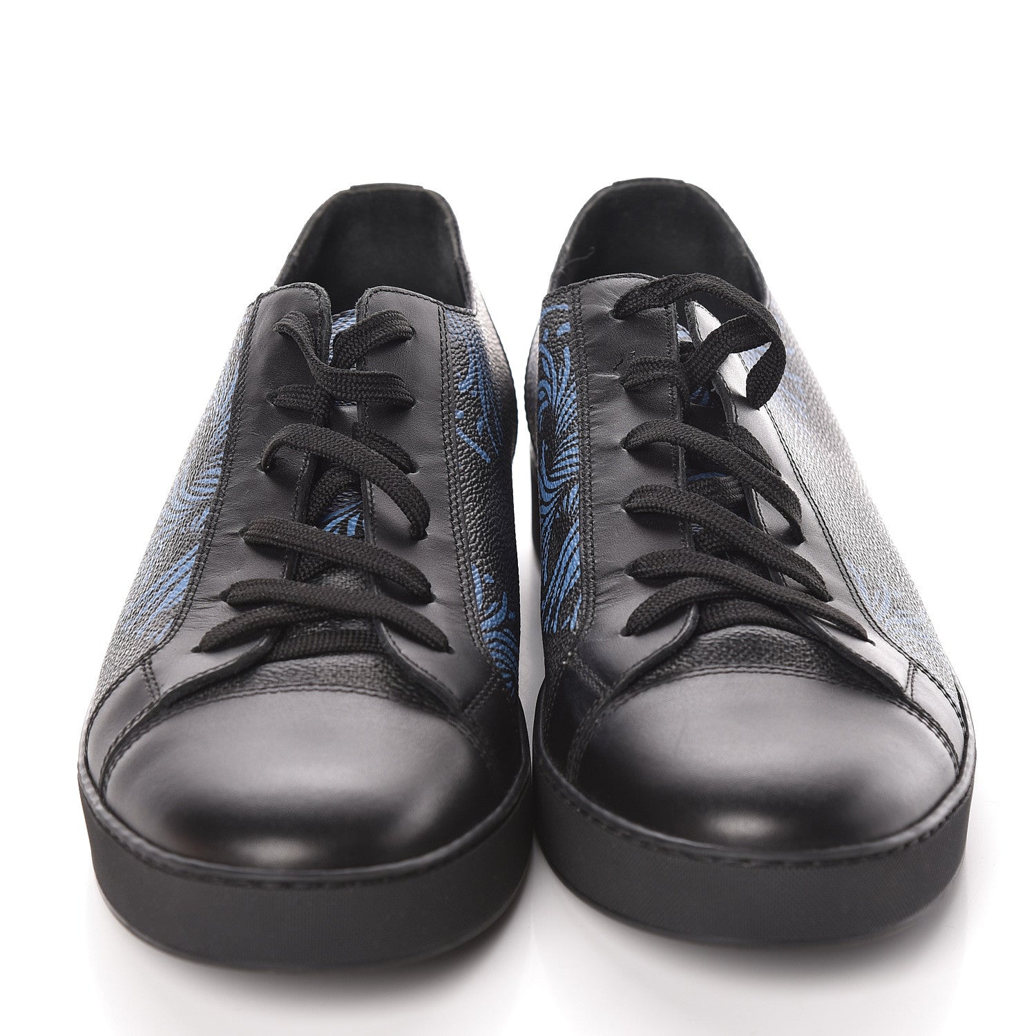 Louis Vuitton Damier Graphite Rope Sneakers 7.5 Blue 2 of 8