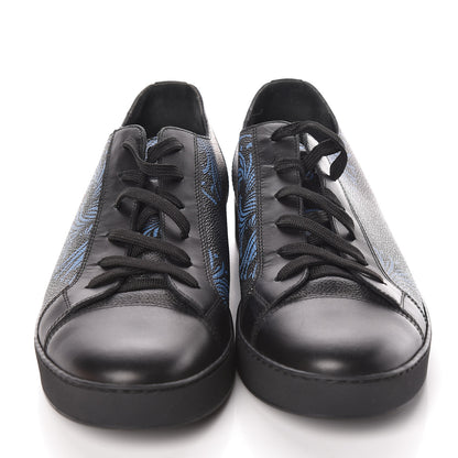 Louis Vuitton Damier Graphite Rope Sneakers 7.5 Blue 2 of 8