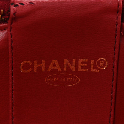 Chanel Caviar Vanity Cosmetic Case Red 8 of 16
