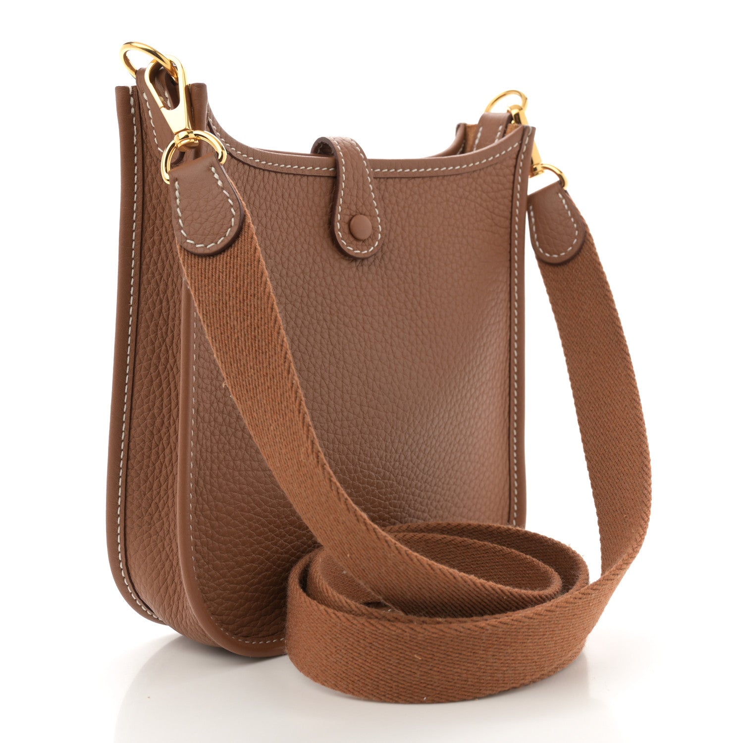 Hermes Taurillon Clemence Evelyne TPM Gold 3 of 11
