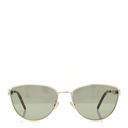 Saint Laurent Metal SL M90 Cat Eye Sunglasses Gold 2 of 7