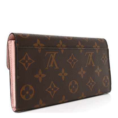 Louis Vuitton Monogram Sarah Wallet NM Rose Ballerine 3 of 7