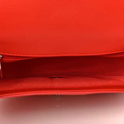 Chanel Calfskin Stitched Ring My Bag Flap Crossbody Red 5 of 9