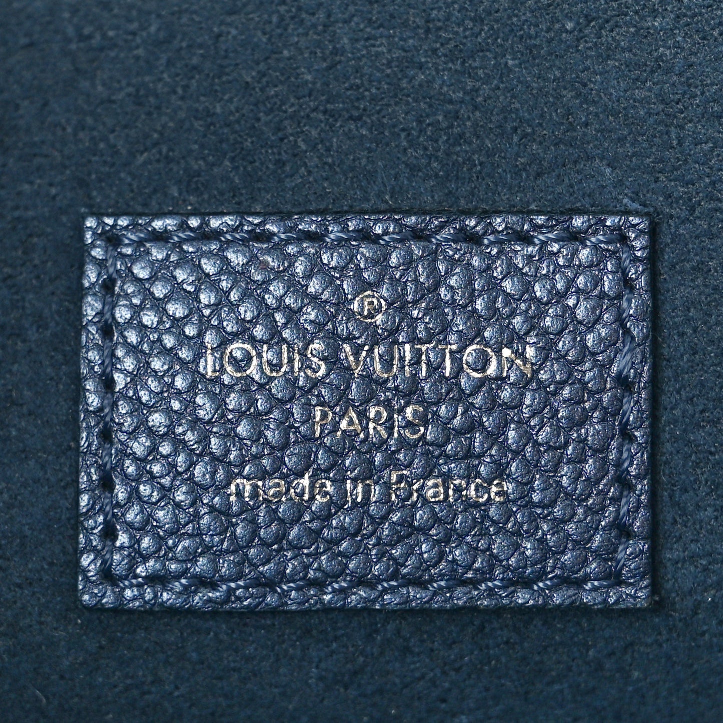 Metallic Empreinte Monogram Giant Pochette Metis Navy Nacre