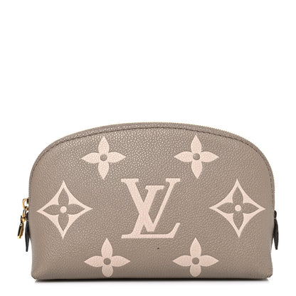 Louis Vuitton Empreinte Monogram Giant Cosmetic Pouch PM Tourterelle Crème 1 of 6