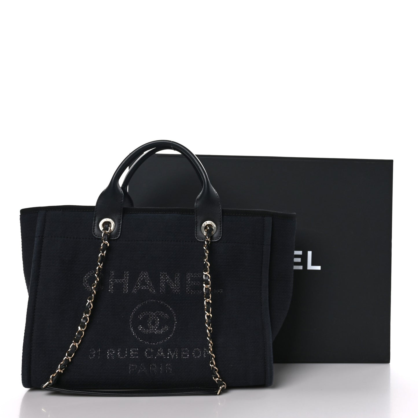 Mixed Fibers Small Deauville Tote Black