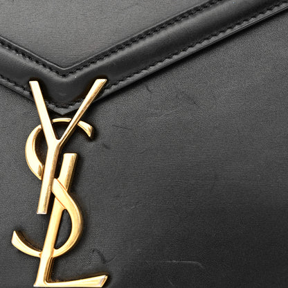 Saint Laurent Smooth Calfskin Monogram Cassandra Clasp Bag Black 14 of 16