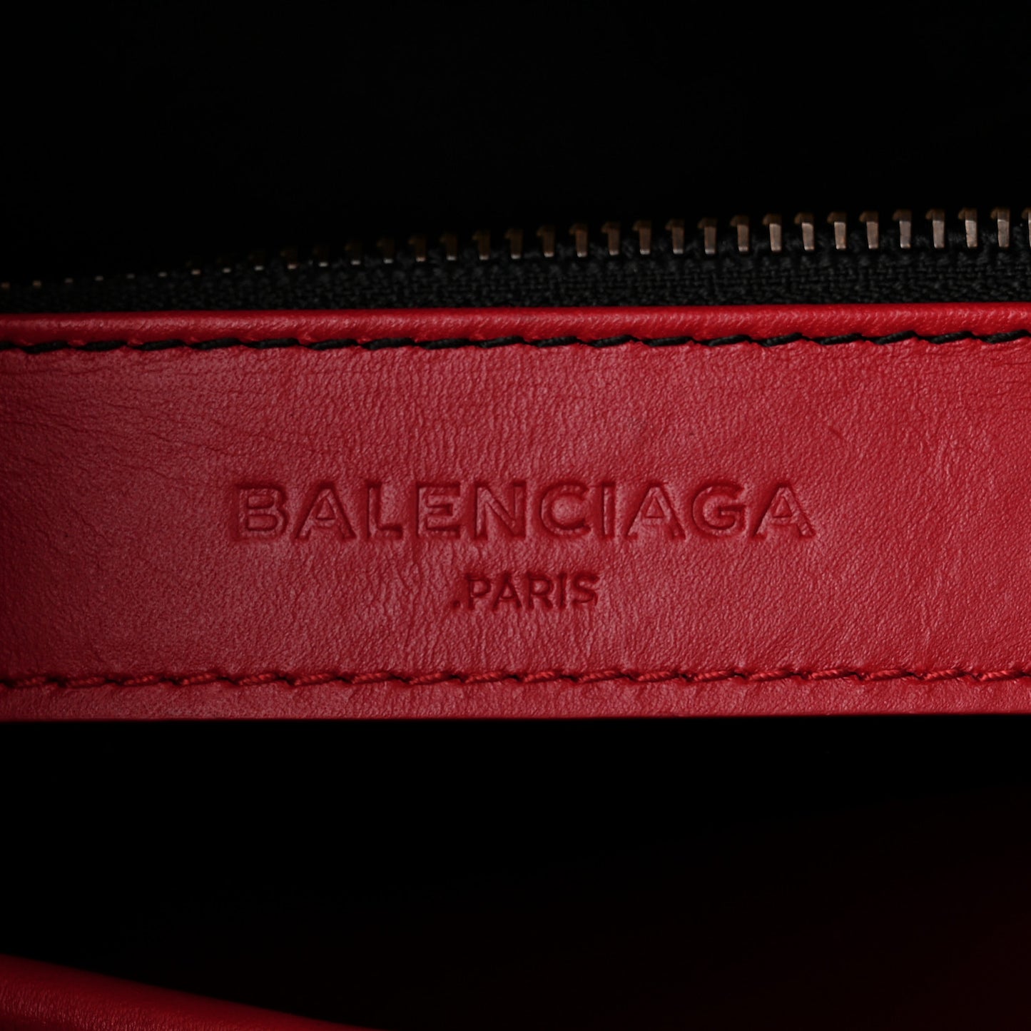 Calfskin Love Perforated Blackout Hardware City Rouge Profond