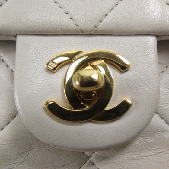 Chanel Lambskin Quilted Flap White 14 of 14