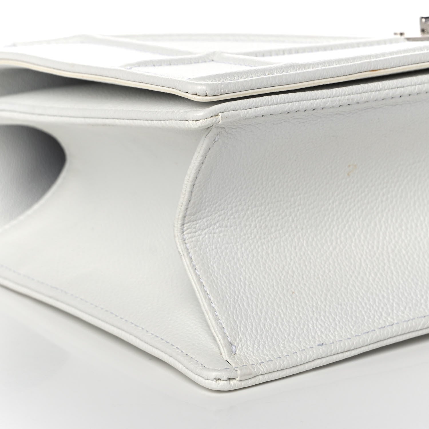 Christian Dior Calfskin Medium Diorama Flap Bag Off White 8 of 12