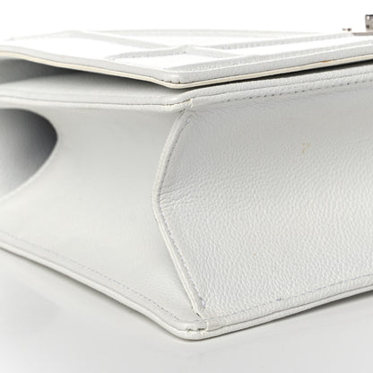 Christian Dior Calfskin Medium Diorama Flap Bag Off White 8 of 12