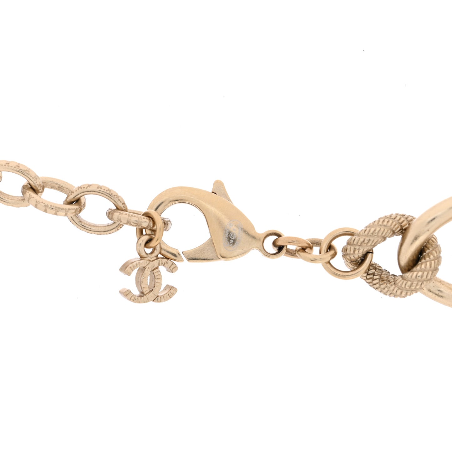Metal Medallion Multi Chain Short Necklace Gold