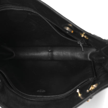 Chanel Lambskin Quilted Shopping Tote Black 4 of 9