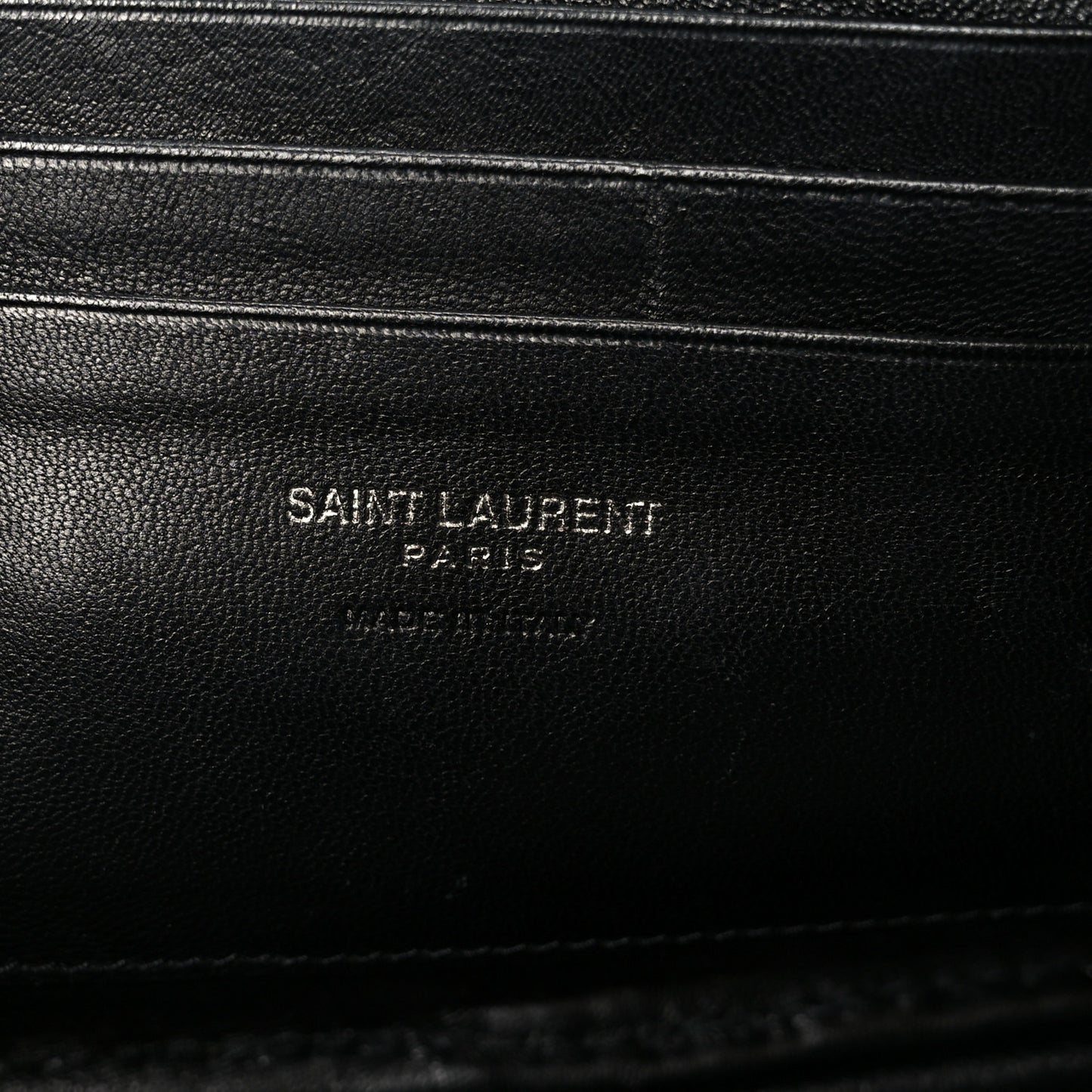 Calfskin Crocodile Embossed Monogram Mini Lou Camera Bag Black