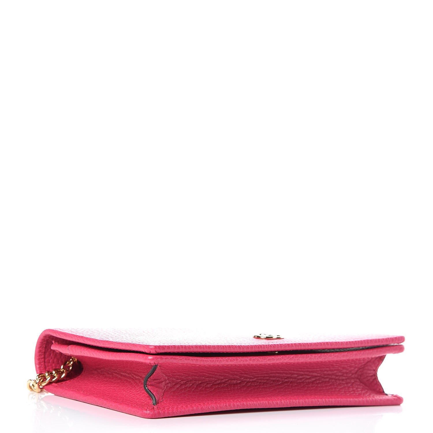 Gucci Dollar Calfskin Mini GG Marmont Chain Wallet Box Pink 4 of 10