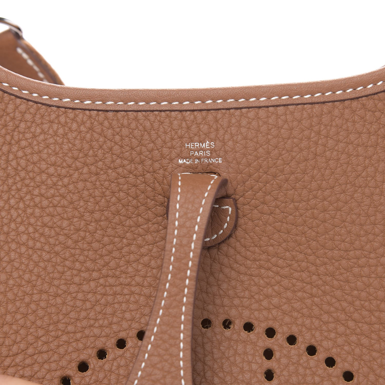 Hermes Taurillon Clemence Evelyne TPM Gold 6 of 11