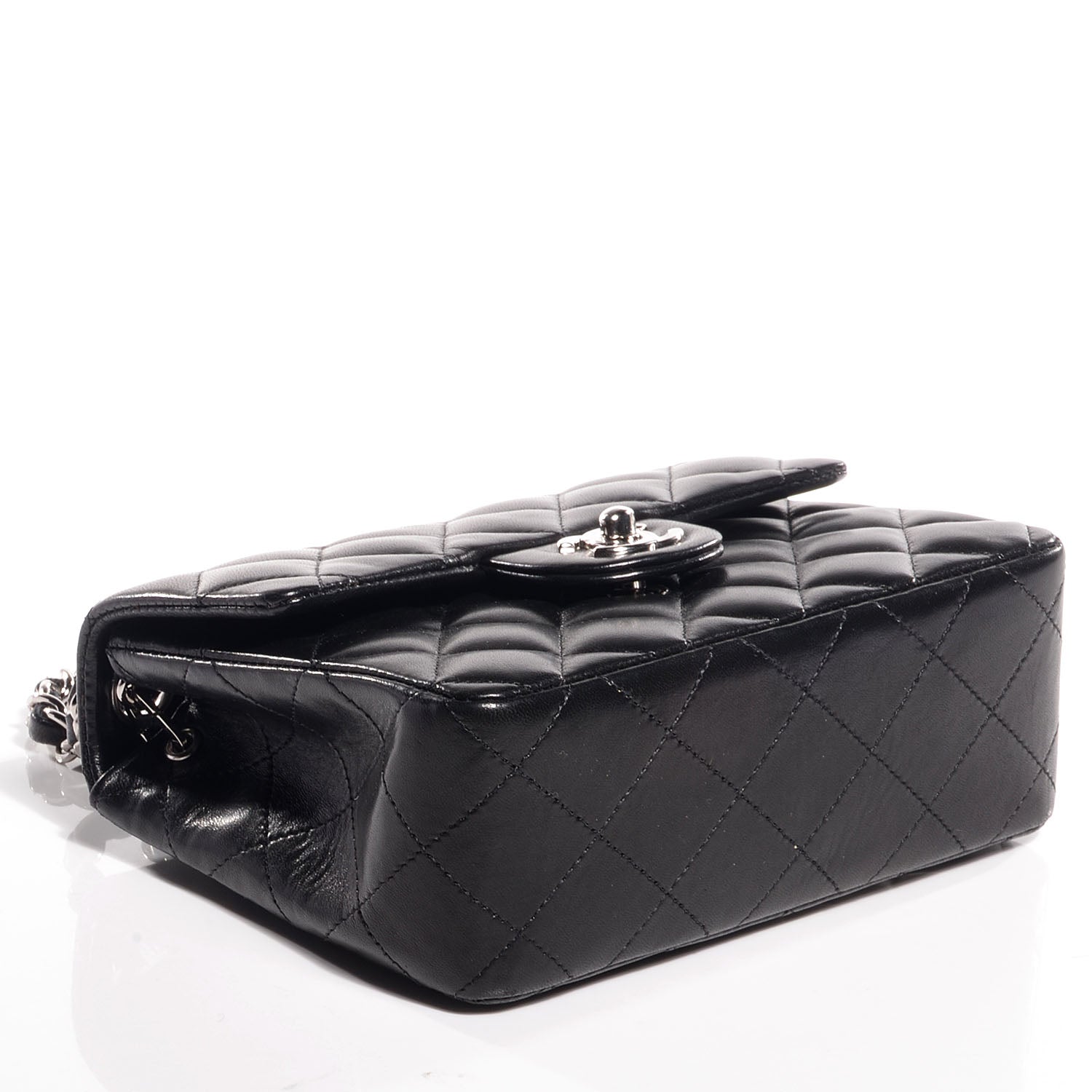 Chanel Lambskin Mini Square Flap Black 4 of 9