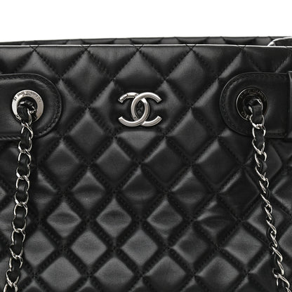 Chanel Lambskin Quilted Small Coco Loop Tote Black 7 of 11