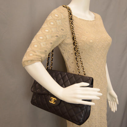 Chanel Caviar Jumbo Single Flap Black GHW 2 of 10