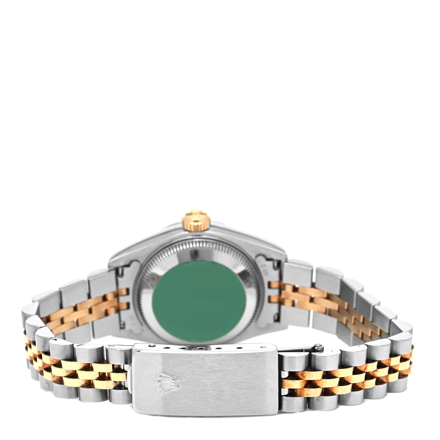 Stainless Steel 18K Yellow Gold Diamond 26mm Oyster Perpetual Datejust Watch Black 69173