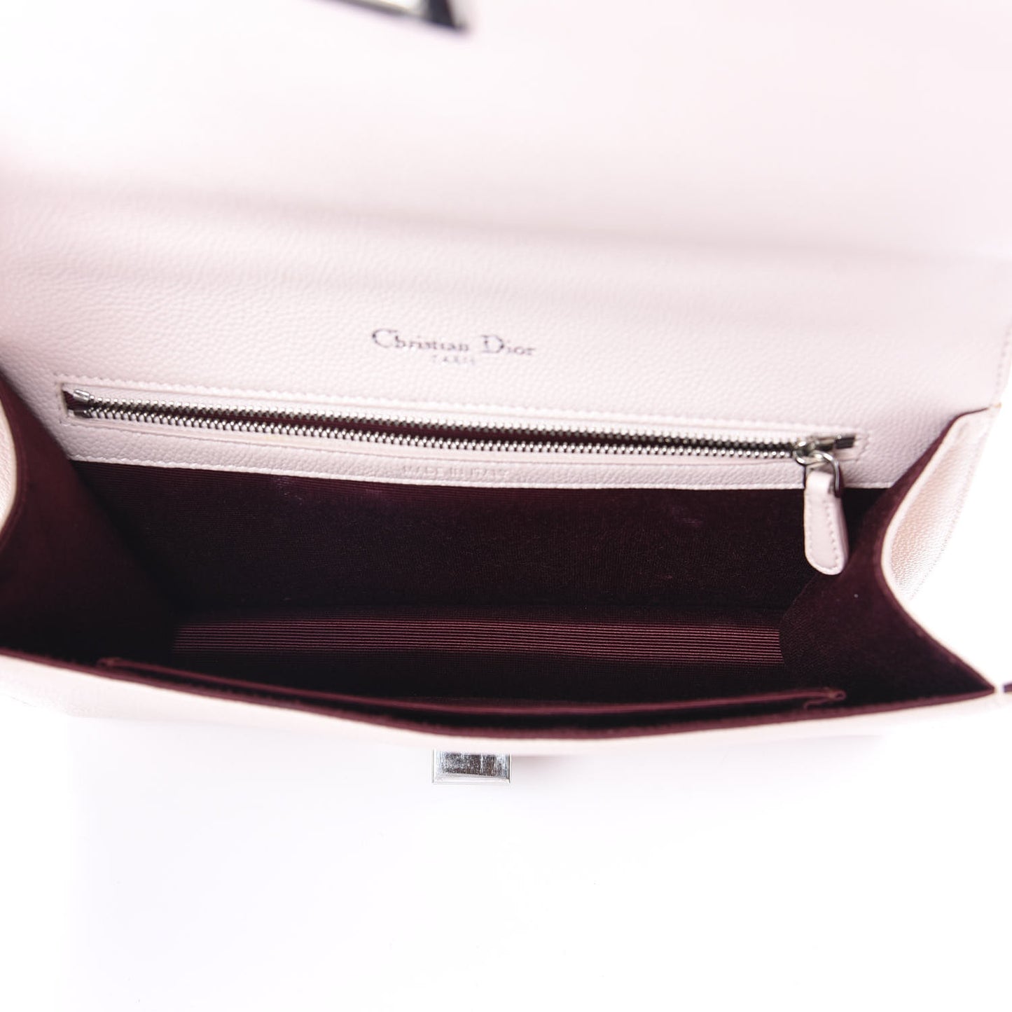 Grained Calfskin Cannage Medium Diorama Flap Bag Rose Poudre
