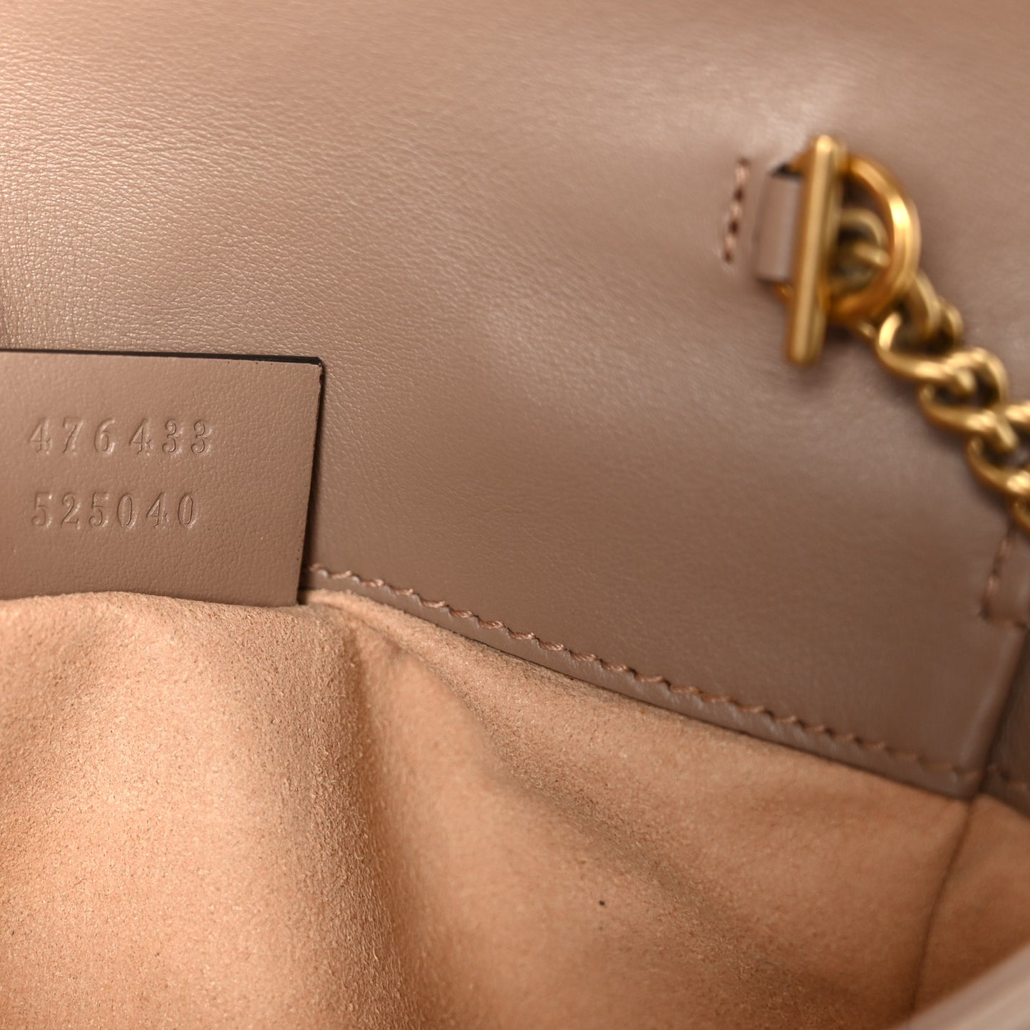 Calfskin Matelasse Super Mini GG Marmont Shoulder Bag Porcelain Rose