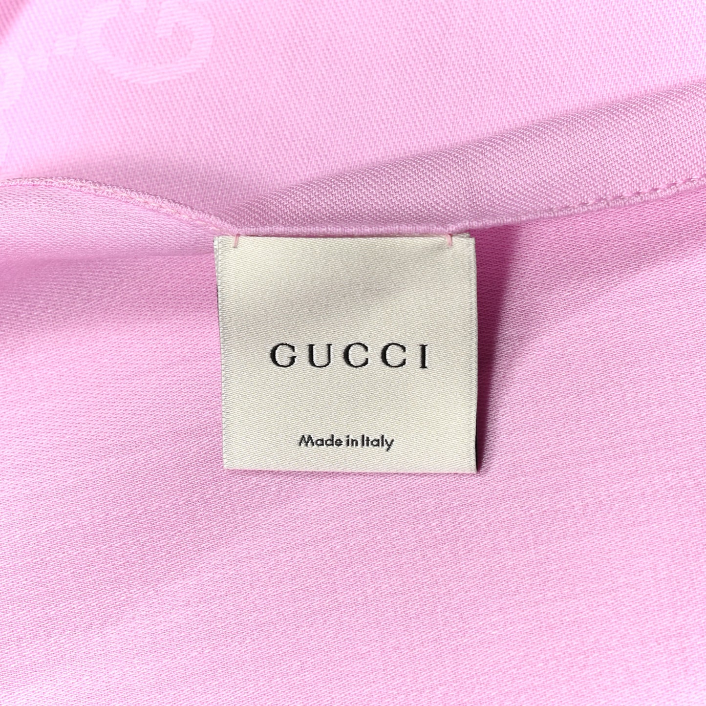 Wool Silk GG Monogram GGNat Plus Scarf Rose