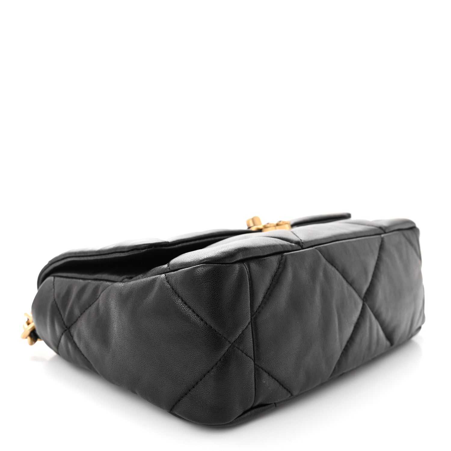 Chanel Lambskin Quilted Medium Chanel 19 Flap Black 4 of 11