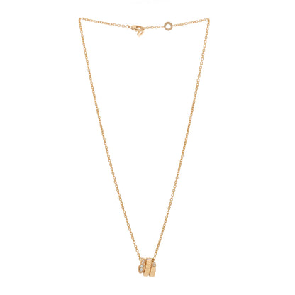 Bulgari 18K Rose Gold Diamond Serpenti Viper Demi Pave Pendant Necklace 3 of 7