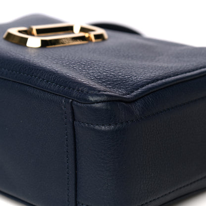 Marc Jacobs Supple Natural Grain Calfskin The Softshot 27 Bag Navy 9 of 11