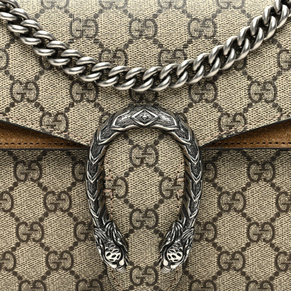 Gucci GG Supreme Monogram Small Dionysus Shoulder Bag Taupe 8 of 13