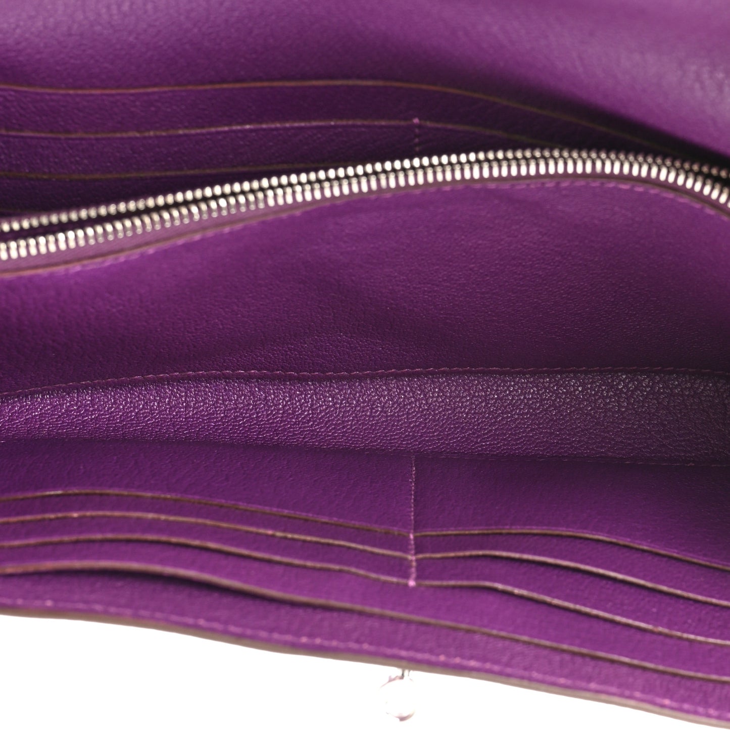 Chevre Mysore Kelly Longue Wallet Violet