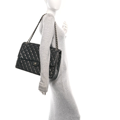 Chanel Caviar Quilted XXL Travel Flap Bag Black 2 of 10