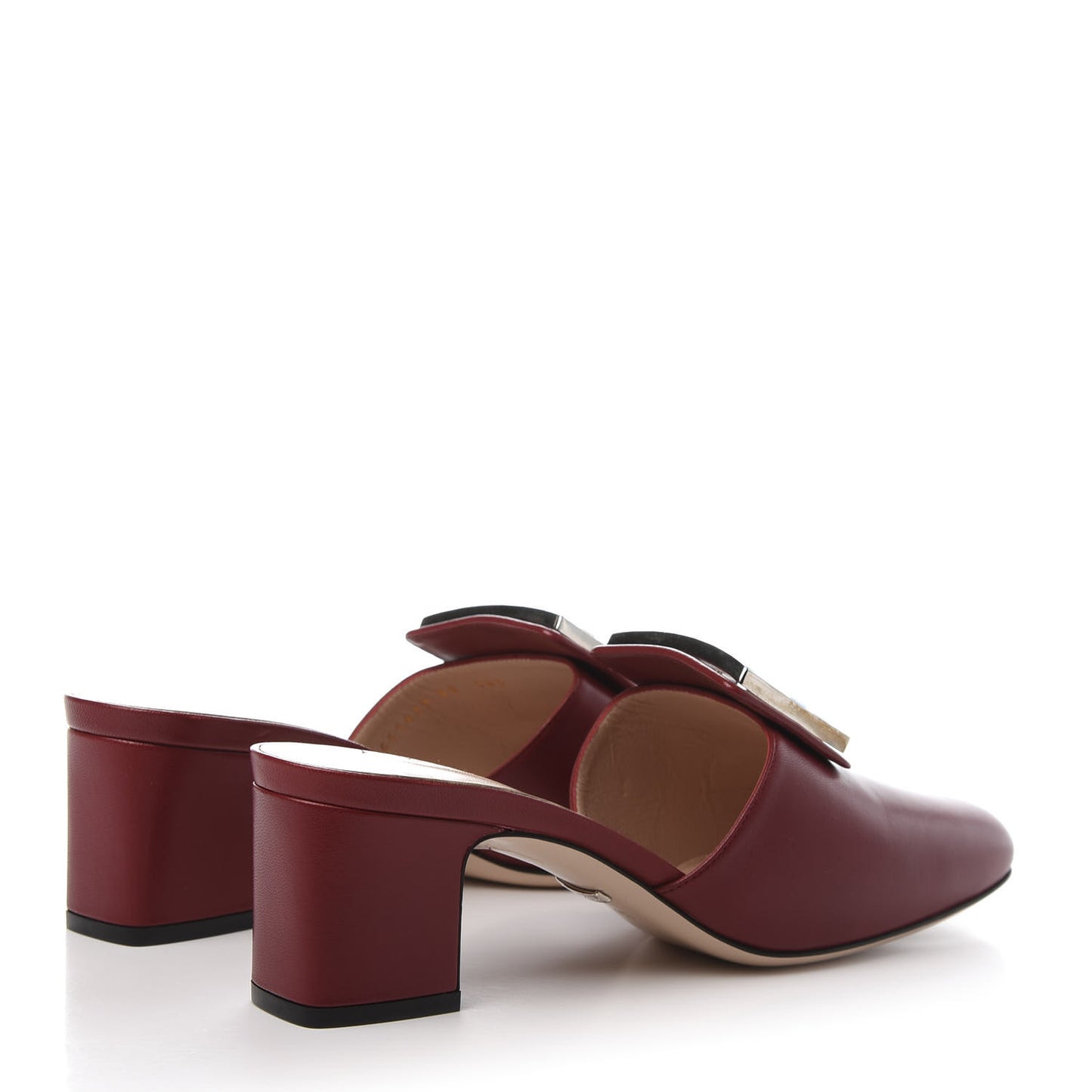 Malaga Kid Crystal Square G Madelyn Mules 38 Romantic Cerise