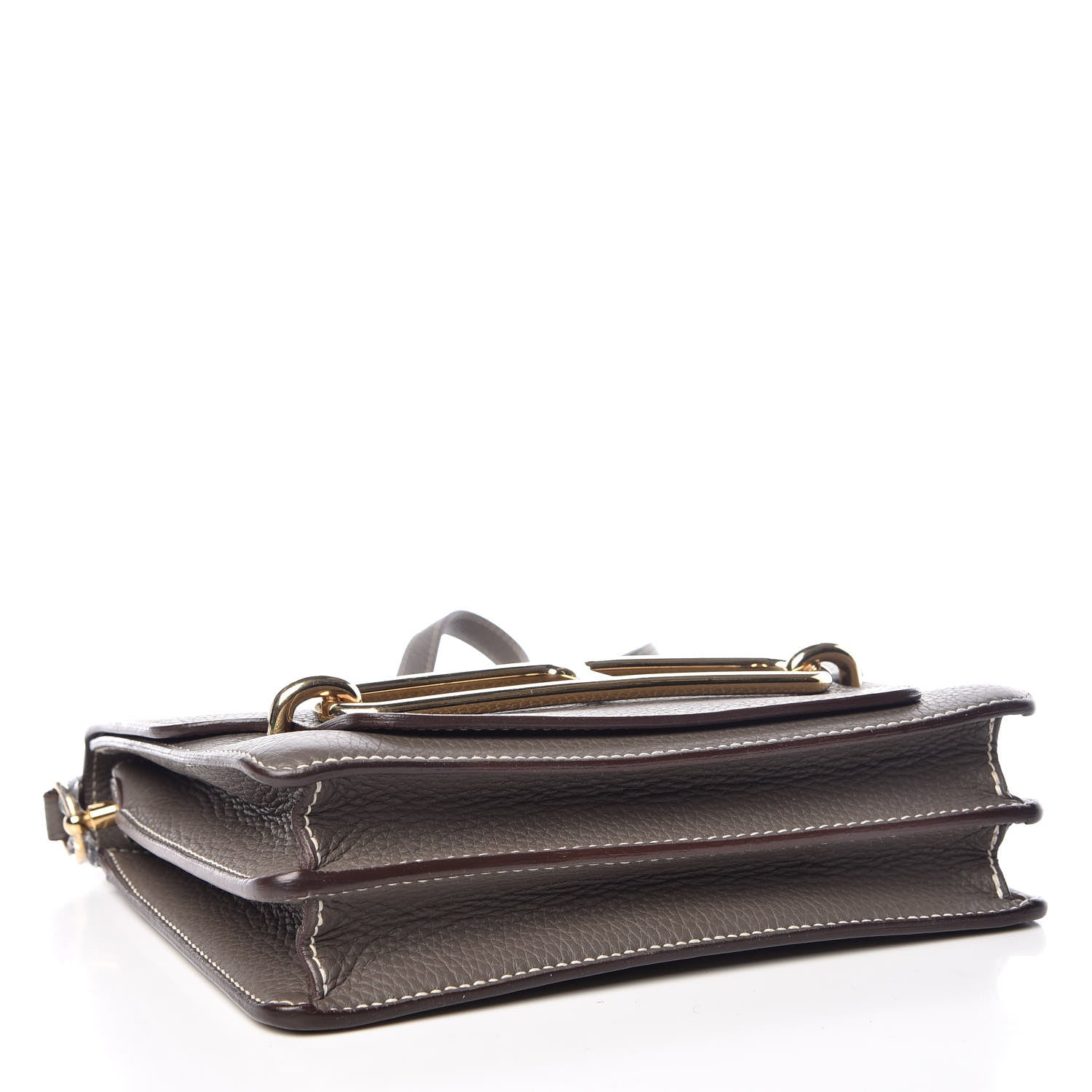 Hermes Taurillon Clemence Sac Roulis 23 Etain 4 of 9