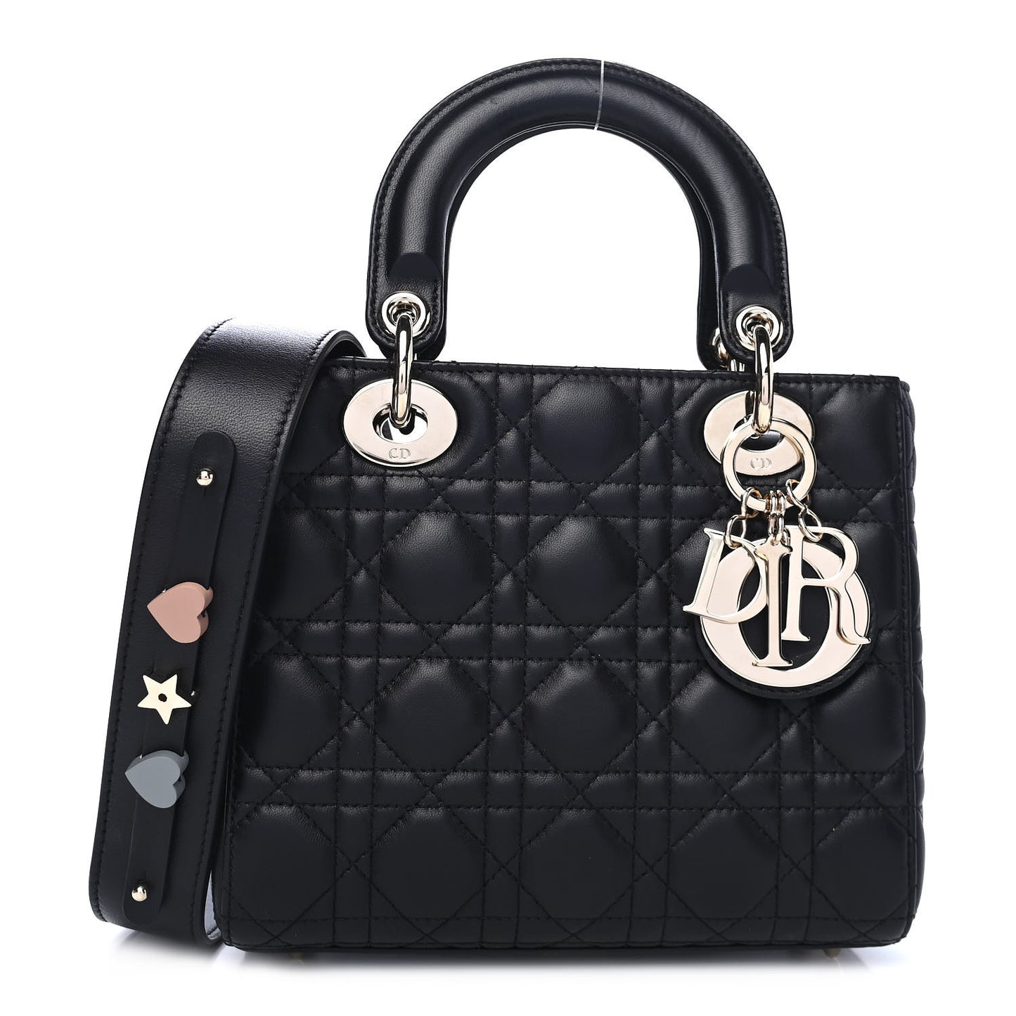 Lambskin Cannage Small My ABCDior Lady Dior Black