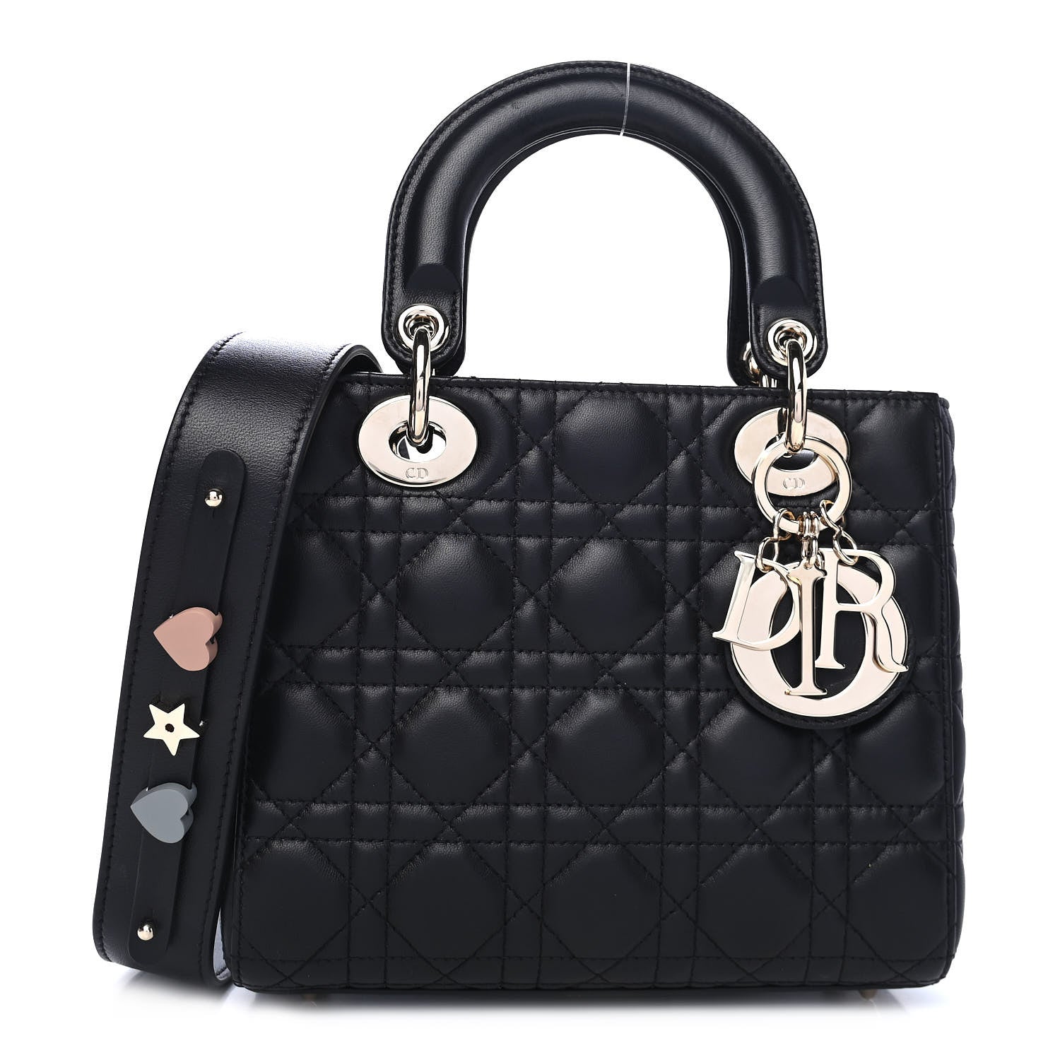 Christian Dior Lambskin Cannage Small My ABCDior Lady Dior Black 1 of 10