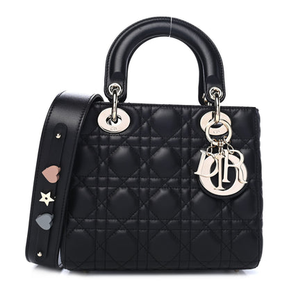 Christian Dior Lambskin Cannage Small My ABCDior Lady Dior Black 1 of 10