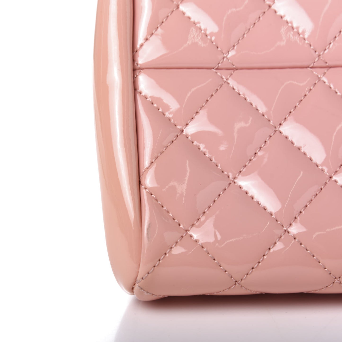 Patent Quilted Medium Just Mademoiselle Pink