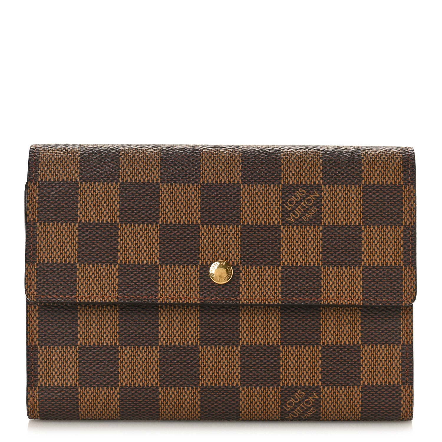 Louis Vuitton Damier Ebene Porte Tresor Etui Papier Wallet 1 of 9