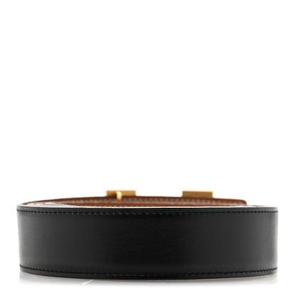 Hermes Box Togo 32mm H Belt 110 44 Black Gold 2 of 8