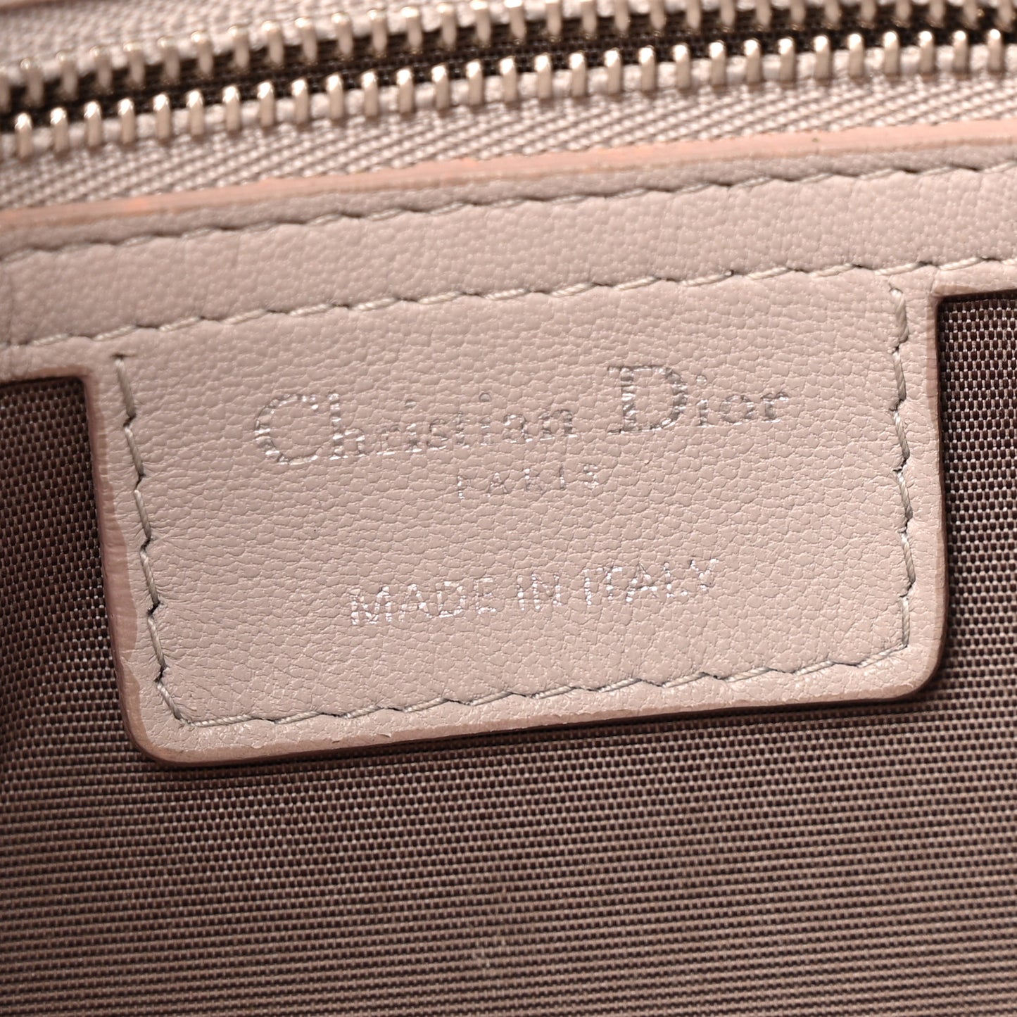 Lambskin Cannage Medium Granville Tote Grey