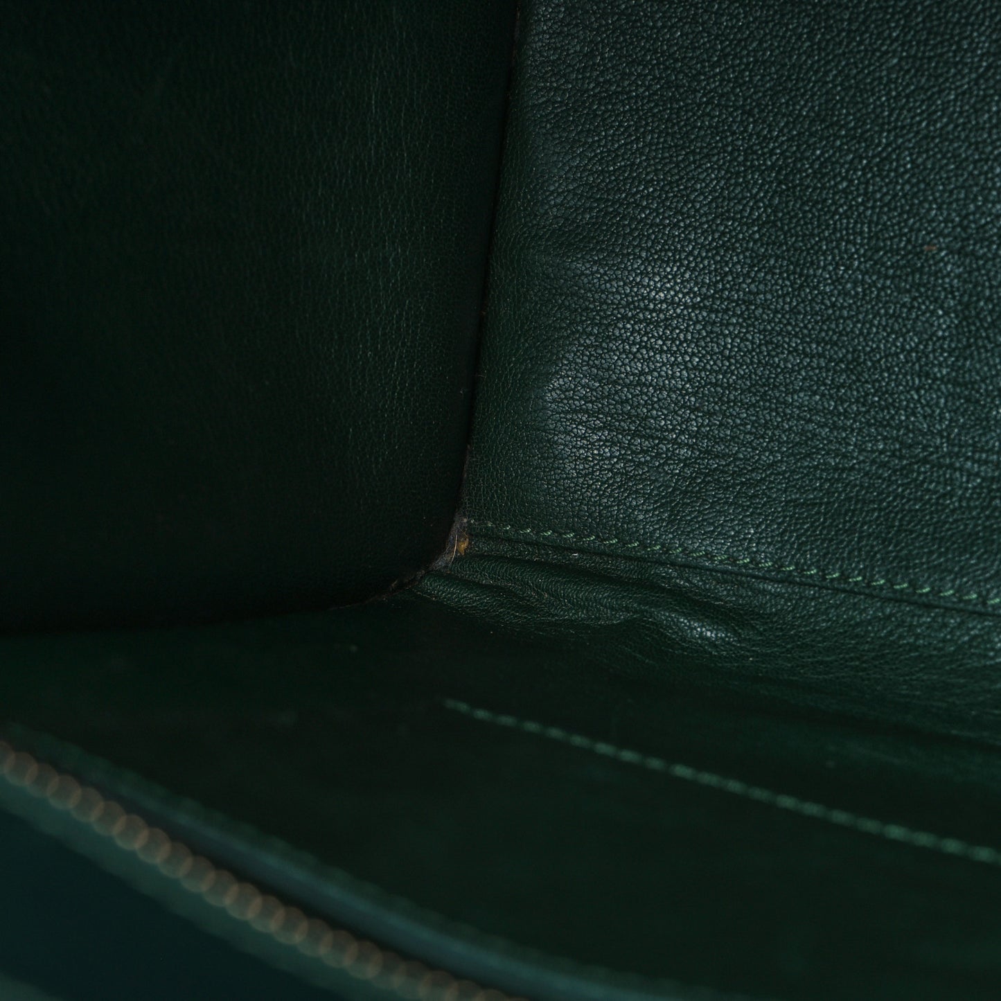 Smooth Calfskin Mini Luggage Emerald