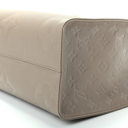 Louis Vuitton Empreinte Monogram Giant Onthego MM Tourterelle 7 of 9